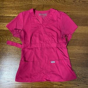 Greys anatomy scrub top PINK